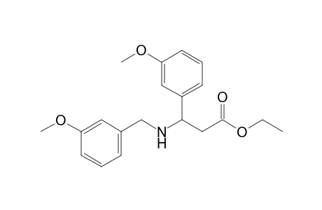 3-(3-Methoxyphenyl)-3-[(3-methoxyphenyl)methylamino]propanoic acid ethyl ester