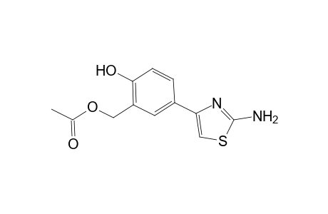 Acetic acid, [5-(2-amino-4-thiazolyl)-2-hydroxyphenyl]methyl ester