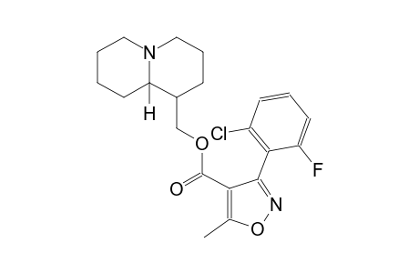 (1R,9aR)-octahydro-2H-quinolizin-1-ylmethyl 3-(2-chloro-6-fluorophenyl)-5-methyl-4-isoxazolecarboxylate