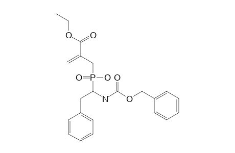 (R,S)-2-[(1'-(N-BENZYLOXYCARBONYL)-AMINO-2'-PHENYLETHYL)-HYDROXYPHOSPHINYL]-METHYL-PROP-2-ENOIC-ACID-ETHYLESTER
