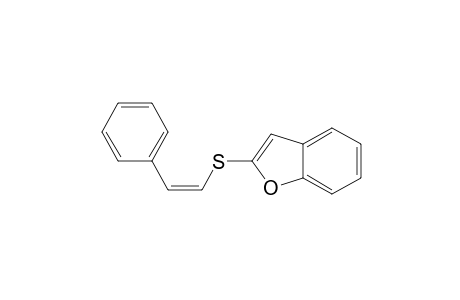 2-[(Z)-styryl]sulfanylbenzofuran