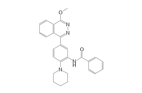 N-[5-(4-methoxy-1-phthalazinyl)-2-(1-piperidinyl)phenyl]benzamide