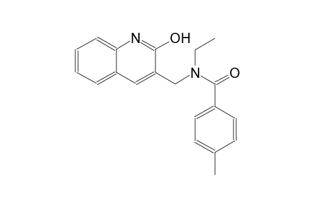 N-ethyl-N-[(2-hydroxy-3-quinolinyl)methyl]-4-methylbenzamide