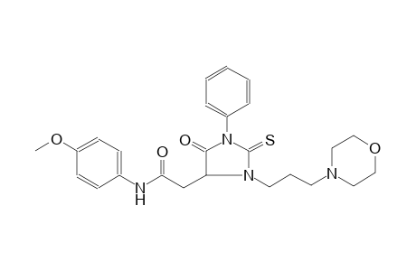 4-imidazolidineacetamide, N-(4-methoxyphenyl)-3-[3-(4-morpholinyl)propyl]-5-oxo-1-phenyl-2-thioxo-