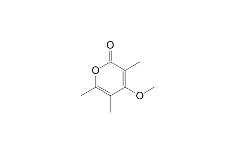 3,5,6-Trimethyl-4-methoxy-2-pyrone