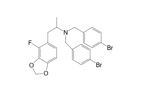 N,N-Bis(4-bromobenzyl)-2-fluoro-3,4-methylenedioxyamphetamine