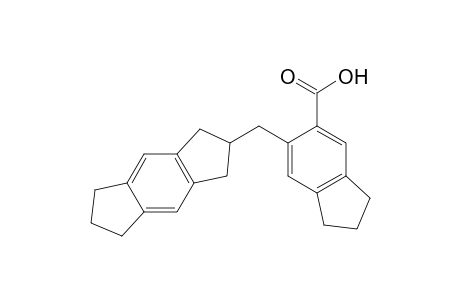 1H-Indene-5-carboxylic acid, 6-[(1,2,3,5,6,7-hexahydro-s-indacen-2-yl)methyl]-2,3-dihydro-