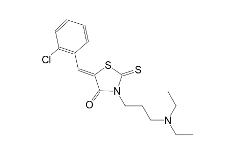 (5Z)-5-(2-chlorobenzylidene)-3-[3-(diethylamino)propyl]-2-thioxo-1,3-thiazolidin-4-one