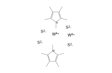 tungsten(V) bis(1,2,3,4,5-pentamethylcyclopenta-2,4-dien-1-ide) tetrasulfide