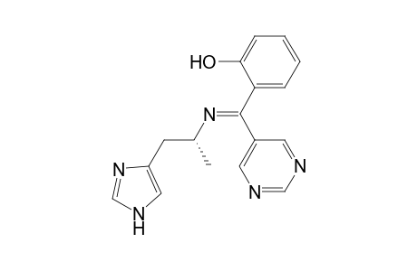 2-{[N-1'-(1H-Imidazol-4''-yl)-2'-propylimino]-(5"'-pyrimidinyl)methyl}-phenol