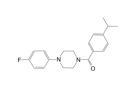1-(4-fluorophenyl)-4-(4-isopropylbenzoyl)piperazine