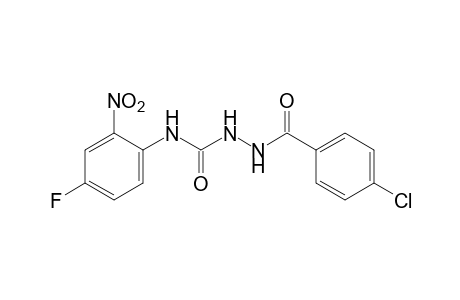 1-(p-chlorobenzoyl)-4-(4-fluoro-2-nitrophenyl)semicarbazide