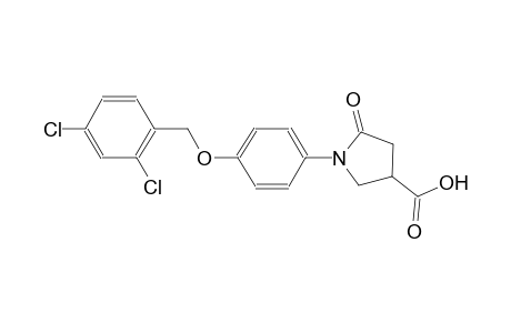 1-[4-(2,4-dichlorobenzyl)oxyphenyl]-5-keto-pyrrolidine-3-carboxylic acid