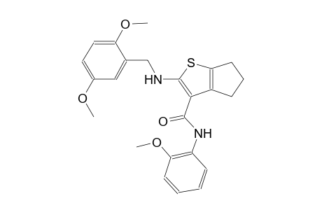 4H-cyclopenta[b]thiophene-3-carboxamide, 2-[[(2,5-dimethoxyphenyl)methyl]amino]-5,6-dihydro-N-(2-methoxyphenyl)-