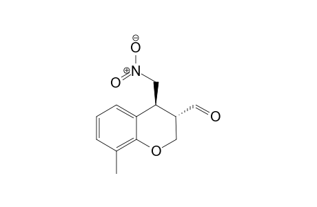 (3S,4S)-8-Methyl-4-(nitromethyl)chroman-3-carbaldehyde