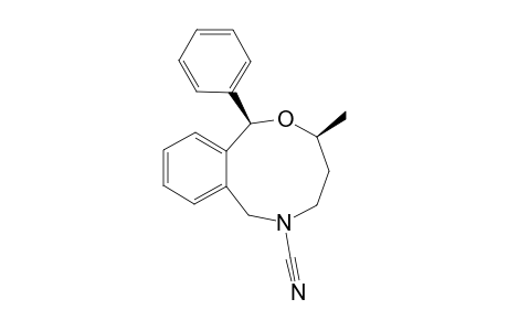 (1RS,3SR)-1-PHENYL-3-METHYL-1,3,4,5,6,7-HEXAHYDRO-2,6-BENZOXAZONINE-6-CARBONITRILE