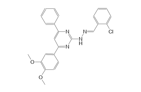 2-chlorobenzaldehyde [4-(3,4-dimethoxyphenyl)-6-phenyl-2-pyrimidinyl]hydrazone