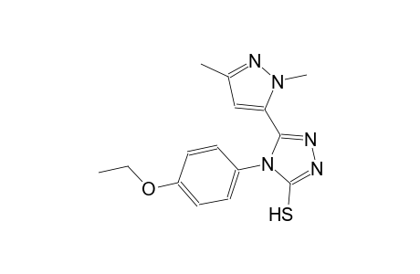 5-(1,3-dimethyl-1H-pyrazol-5-yl)-4-(4-ethoxyphenyl)-4H-1,2,4-triazole-3-thiol