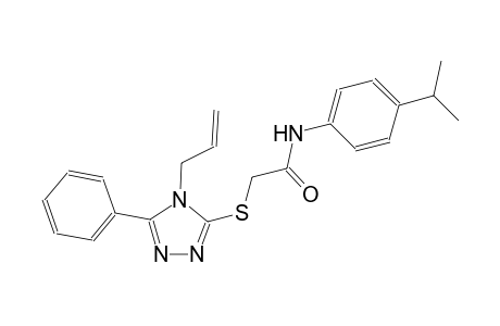 2-[(4-allyl-5-phenyl-4H-1,2,4-triazol-3-yl)sulfanyl]-N-(4-isopropylphenyl)acetamide