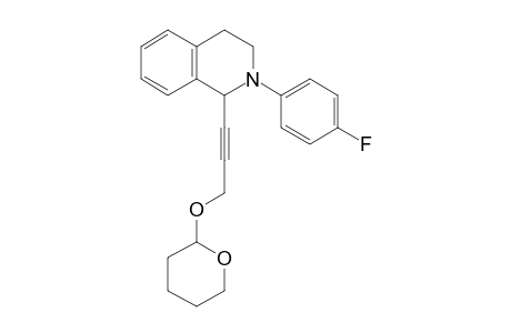 2-(4-fluorophenyl)-1-(3-((tetrahydro-2H-pyran-2-yl)oxy)prop-1-yn-1-yl)-1,2,3,4-tetrahydroisoquinoline