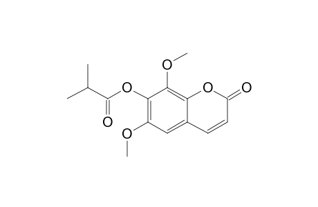 Isofraxidin, 2-methylpropionate