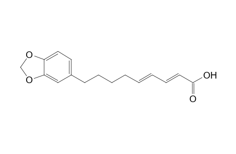(2E,4E)-9-(1,3-Benzodioxol-5-yl)-2,4-nonadienoic acid