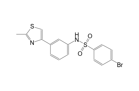 4-bromo-N-[3-(2-methyl-1,3-thiazol-4-yl)phenyl]benzenesulfonamide