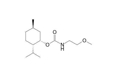 [(1S,2S,5R)-2-isopropyl-5-methyl-cyclohexyl] N-(2-methoxyethyl)carbamate