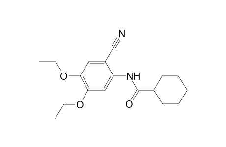 Cyclohexanecarboxylic acid (2-cyano-4,5-diethoxyphenyl)amide