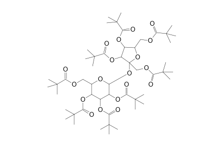 .alpha.-D-Glucopyranoside, 1,3,4,6-tetrakis-O-(2,2-dimethyl-1-oxopropyl)-.beta.-D-fructofuranosyl, tetrakis(2,2-dimethylpropanoate)