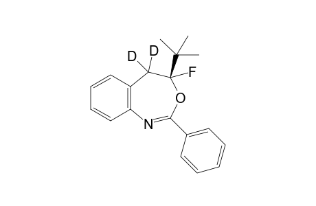 5-[D2]-(4R)-4-Fluoro-4-tbutyl-2-phenyl-4,5-dihydrobenzo[d]-1,3-oxazepine