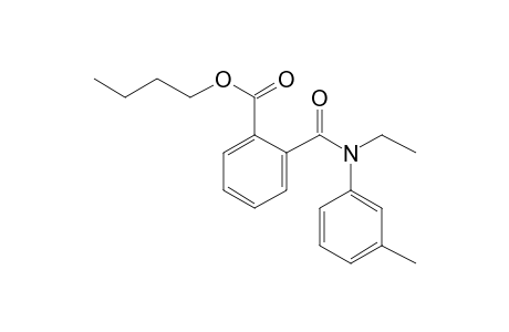 Phthalic acid, monoamide, N-ethyl-N-(3-methylphenyl)-, butyl ester