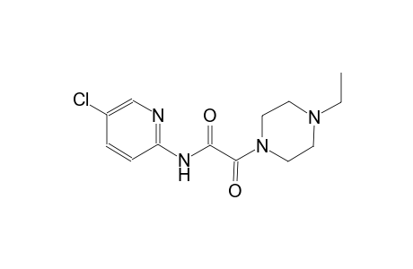 1-piperazineacetamide, N-(5-chloro-2-pyridinyl)-4-ethyl-alpha-oxo-