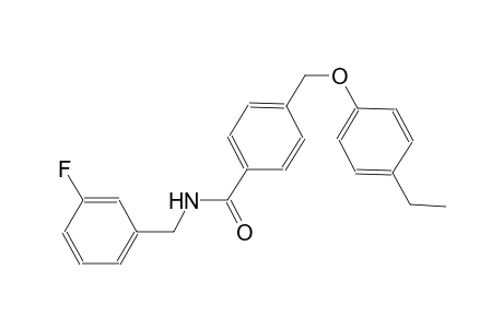 4-[(4-ethylphenoxy)methyl]-N-(3-fluorobenzyl)benzamide