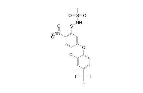 Methanesulfonamide, N-[[5-[2-chloro-4-(trifluoromethyl)phenoxy]-2-nitrophenyl]thio]-
