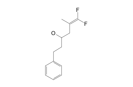 5-DIFLUOROMETHYLENE-1-PHENYLHEXAN-3-OL
