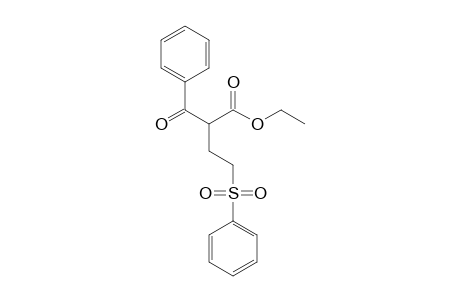 Ethyl 2-Benzoyl-4-(phenylsulfonyl)butanoate