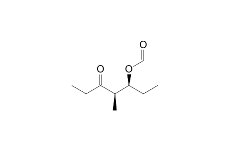 (1RS,2SR)-1-ETHYL-2-METHYL-3-OXOPENTYL-FORMATE