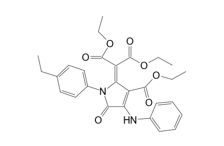 (E)-[1-(Phenl)-3-(phenylamino)-4-carboxyethyl-2-oxopyrrol-5-ylidene]dicarboxylic acid diethyl ester