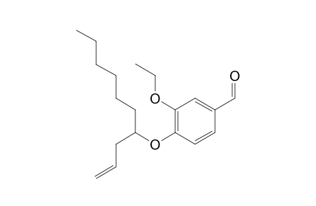 4-(dec-1-en-4-yloxy)-3-ethoxvbenzaldehyde