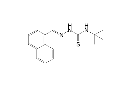 4-tert-butyl-1-[(1-naphthyl)methylene]-3-thiosemicarbazide