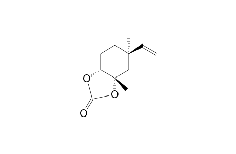 2.beta.,4.alpha.-Dimethyl-4.beta.-vinylcyclohexane-1.alpha.,2.alpha.-diol - cyclocarbonate