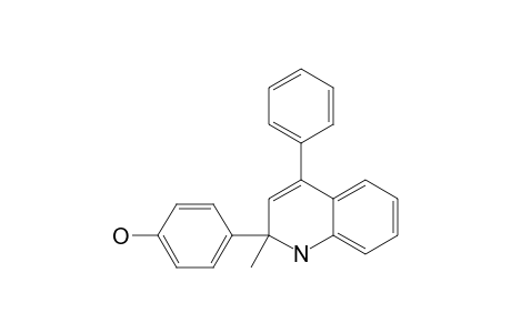 (+/-)-1,2-DIHYDRO-2-(4-HYDROXYPHENYL)-2-METHYL-4-PHENYLQUINOLINE