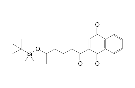 2-(5-tert-Butyldimethylsiloxy-1-oxohexyl)-1,4-naphthoquinone