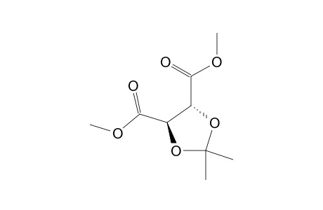 (4R,5R)-2,2-dimethyl-1,3-dioxolane-4,5-dicarboxylic acid dimethyl ester