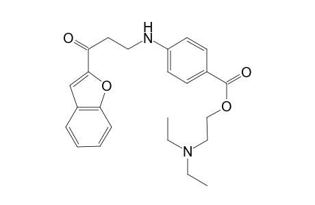 2-(diethylamino)ethyl 4-{[3-(1-benzofuran-2-yl)-3-oxopropyl]amino}benzoate