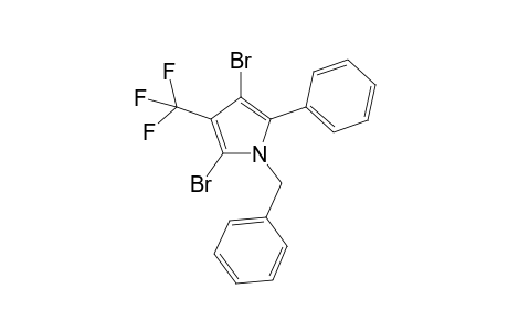 1-benzyl-2-phenyl-4-trifluoromethyl-3,5-bis Bromo-pyrrole
