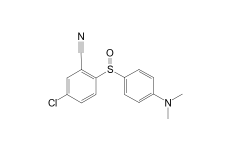 5-Chloro-2-(4-dimethylaminobenzenesulfinyl)benzonitrile