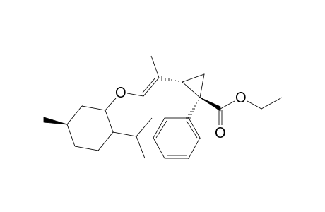 Ethyl (1"R,2"S,5"R)-trans-2-[(E)-2'-(2"-Isopropyl-5"-methylcyclohexanoxy)-1'-methylvinyl]-1-phenylcyclopropanecarboxylate isomer