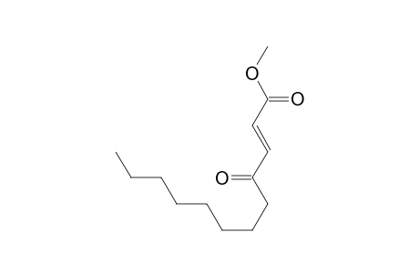 Methyl (E)-4-oxo-2-dodecenoate